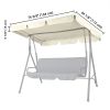 77x43in Replacement Swing Canopy Grey - US