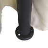 Round Gazebo with Curtains 11' 5'' x 8' 9'' - Cream