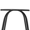 Artisasset One Pack Black Paint 31 Inch High Arch 4 Layers 6 Vertical Stripes Potted Plant Frame--YS - as picture