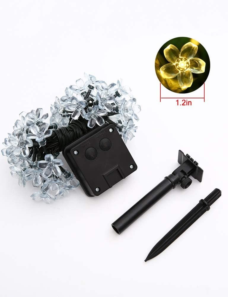 Fairy Blossom Flower Solar Garden String Lights Fairy Blossom Flower Solar Garden String Lights